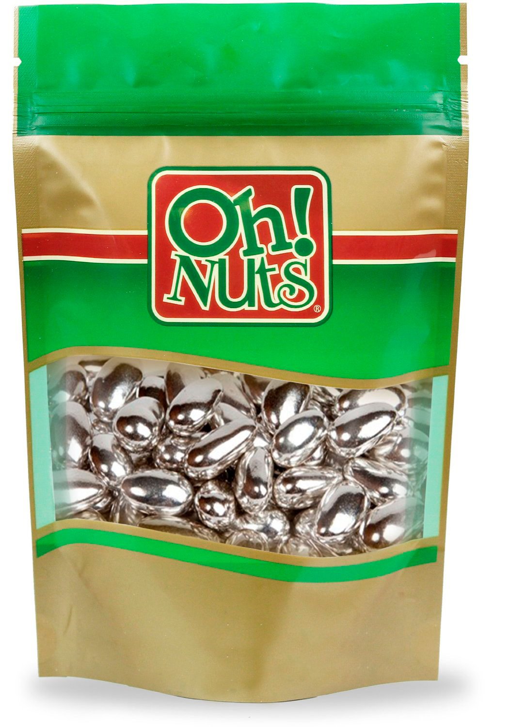 Silver Jordan Almonds 2.2 Pound Box