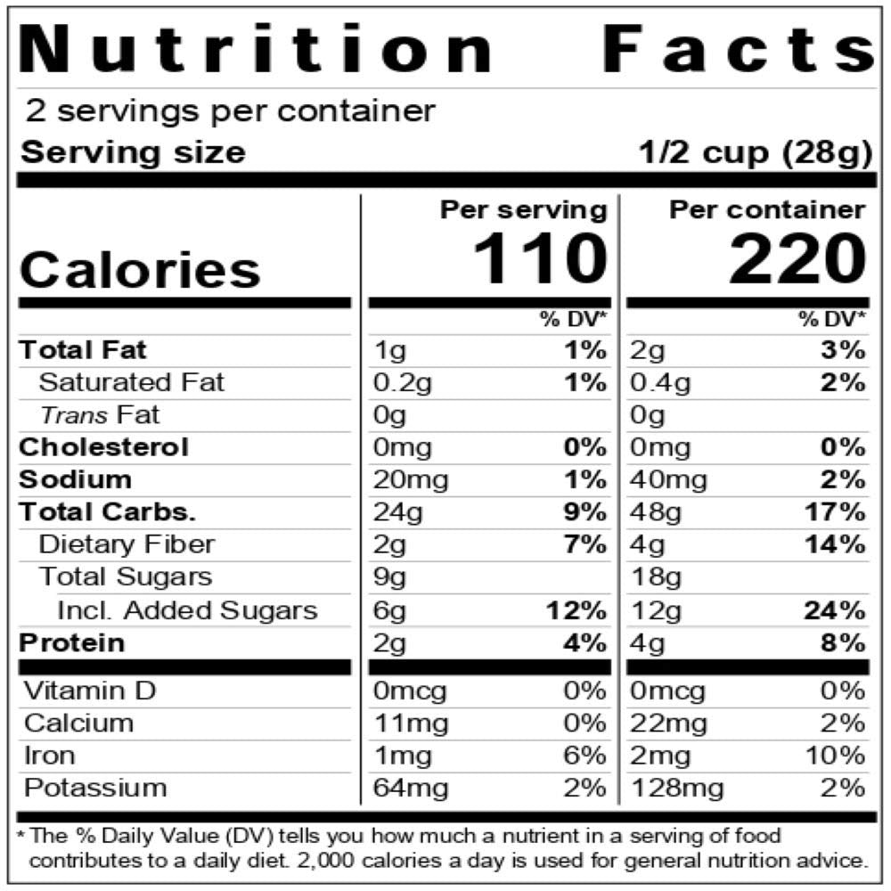 Naturalvert Organic, gluten-free, vegan granola Raspberry Cacao, 2oz (Pack of 5)