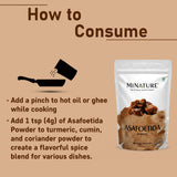 Mi Nature Asafoetida Powder (Hing) | Natural Indian Spice 100g (3.5oz)| Heeng Powder | Authentic Cooking Ingredient from India