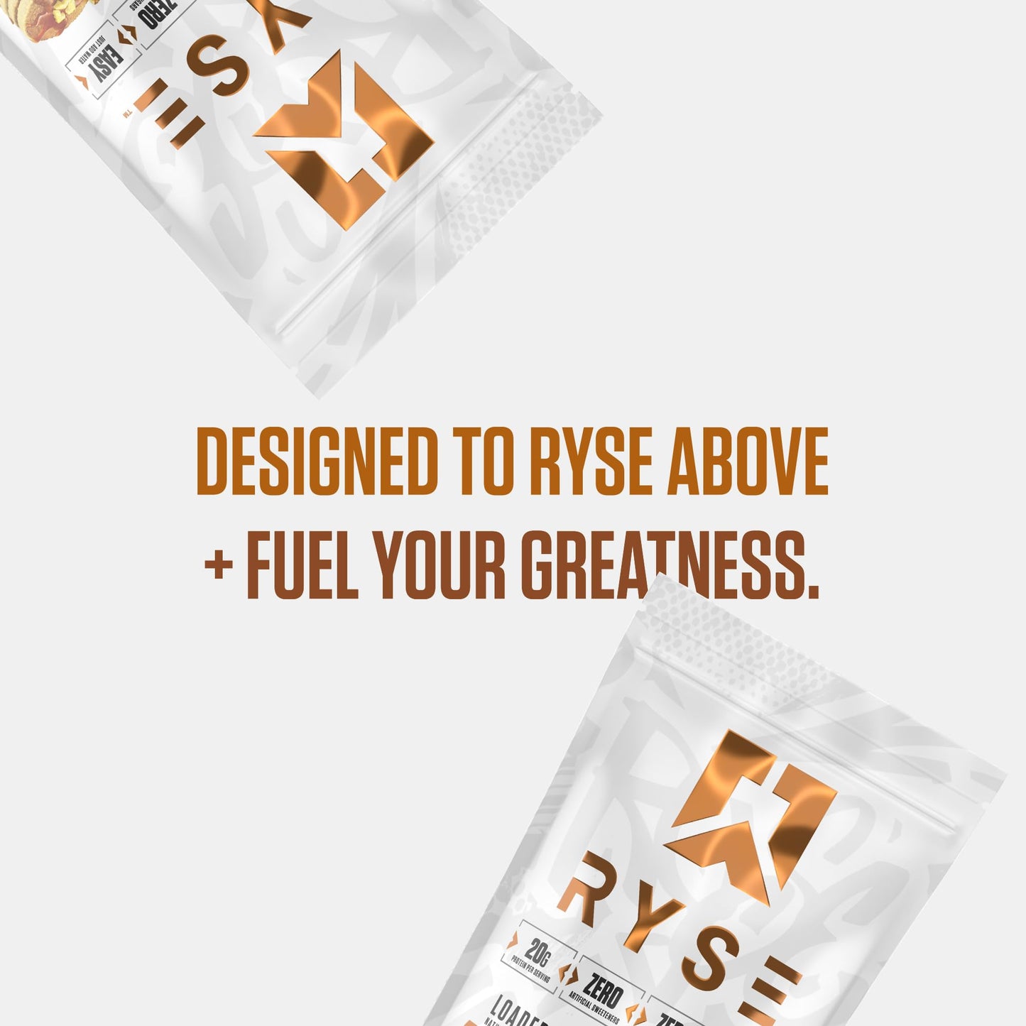 RYSE Loaded Protein Pancake & Waffle Mix - Buttermilk - Naturally Sweetened Breakfast with 21g Protein, 3g MCTs and 2g Fiber - No Added Sugar - High Protein Snack for Clean Energy - 6 Servings