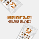 RYSE Loaded Protein Pancake & Waffle Mix - Buttermilk - Naturally Sweetened Breakfast with 21g Protein, 3g MCTs and 2g Fiber - No Added Sugar - High Protein Snack for Clean Energy - 6 Servings