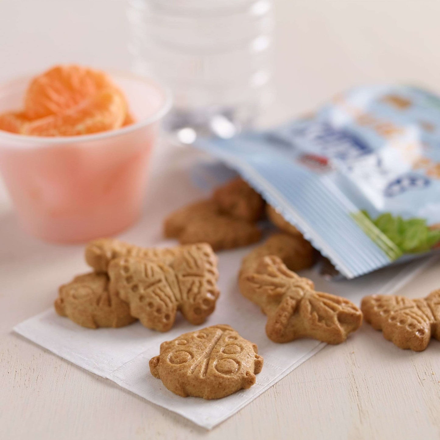 Cinnamon Graham Crackers Bug Bites, Made with Whole Grain, Delicious Snacks for the Whole Family, Stock up and Enjoy them (Pack of 20)