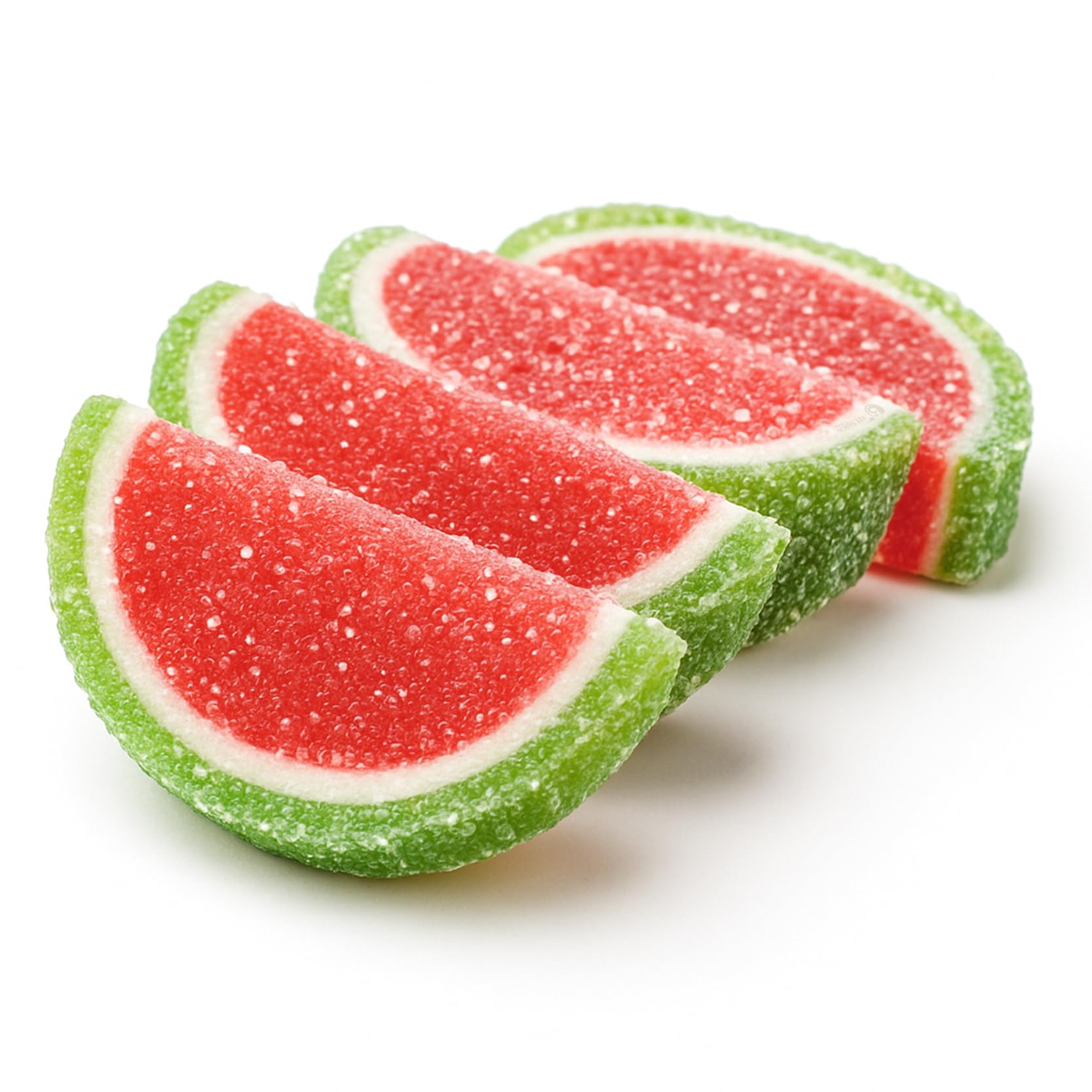 NY Spice Shop Watermelon Fruit Slices Candy - 8 Ounce Sweet Flavor Chewy Jelly Fruit Slices Candy - Old Fashioned Sliced Watermelon Fruits Gummies