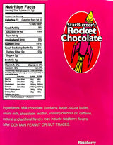Rocket Chocolate Caffeinated Chocolate Truffles, 30 Count (Raspberry)