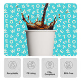TOSSWARE GO 12oz Hot Cups - Set of 1000, premium quality food safe coffee cups, FDA-compliant recyclable paper cups, single wall cups for hot and cold
