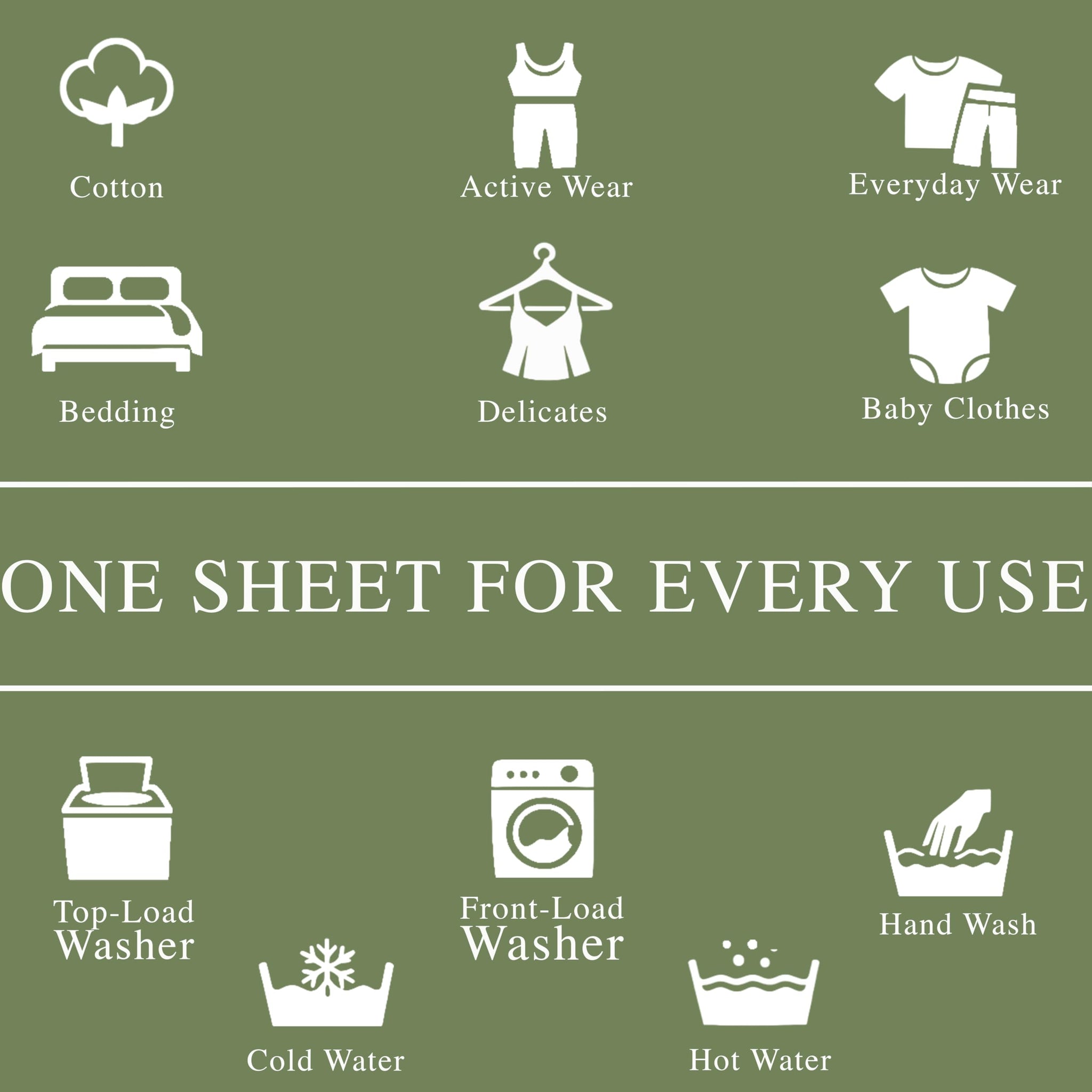 EcoLife Laundry Detergent Sheet - Made with Himalayan Soapberry,and Coconut Extract. Up to 80 Loads