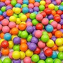 GUMBALLS for Machine Refill 2 lb - Bulk Bag of LARGE Gum Balls, 1 Inch, Assorted Fruit Flavored Bubble Gum