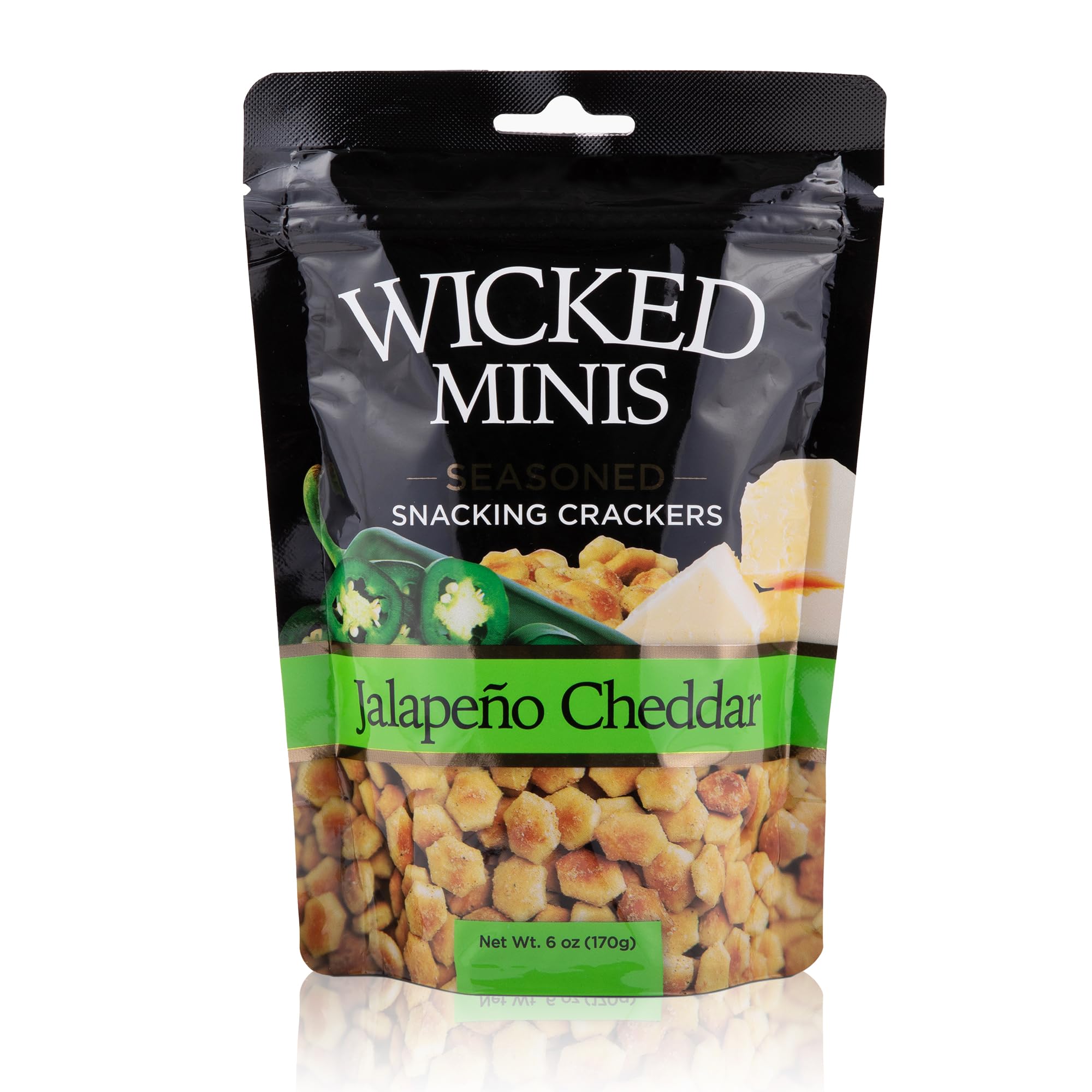 Wicked Minis Soup & Oyster Crackers - Saltine & Salted Flavored Mini Puffed Soup, Savory Snacking Mix, Seasoned Croutons Salad Toppers, Crackers