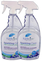 Earthview Bathroom Cleaner, Fragrance Free, 2 pk/ 32 oz- Designed for Environmental Sensitivities (MCS, EI, MI)