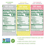 ALO Aloe Vera Juice | 16.9 fl oz, Pack of 12 | 3-Flavor Variety Pack | ALLURE, COMFORT, EXPOSED Plant-Based Drink
