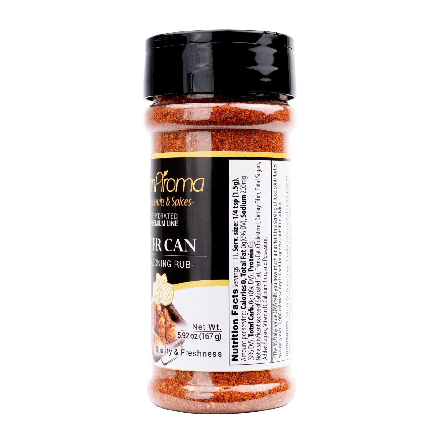 GranAroma Beer Can Chicken Rub, Savory & Spicy Blend, Seasoning for Grilled Chicken, Roasted Vegetables, BBQ Dishes (5.92 Ounce)