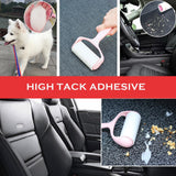 Lint Roller, 9 Refills 540 Sheets,Super Sticky Pet Hair Remover Kit, YQMAJIM Adhesive Lint Brush for Clothes,Carpet,Car Seats,Dust,Dogs,Cats