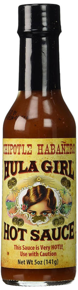 Hula Girl Chipotle Habañero Hot Sauce 5 Oz (0.31 Lb) 141 Grams (Pack of 1)