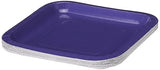 Creative Converting Touch of Color 18 Count Square Paper Lunch Plates, Purple (453268)