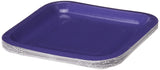 Creative Converting Touch of Color 18 Count Square Paper Lunch Plates, Purple (453268)