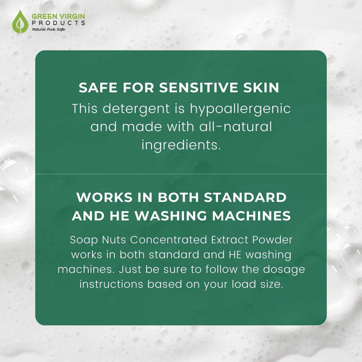 Green Virgin Products Modern Soap Nuts (concentrated soap nuts extract powder) (Small - 100 loads)