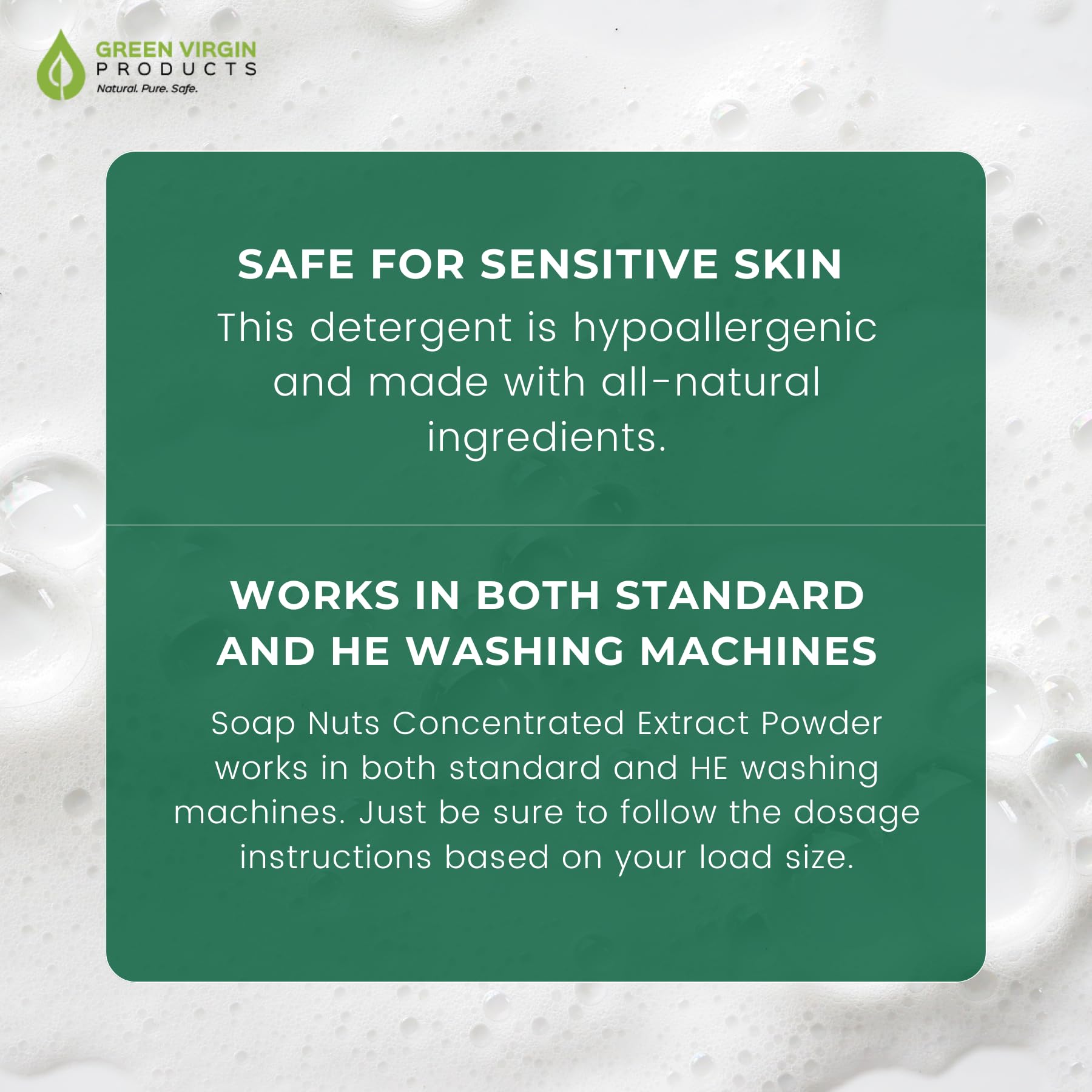 Green Virgin Products Modern Soap Nuts (concentrated soap nuts extract powder) (Small - 100 loads)