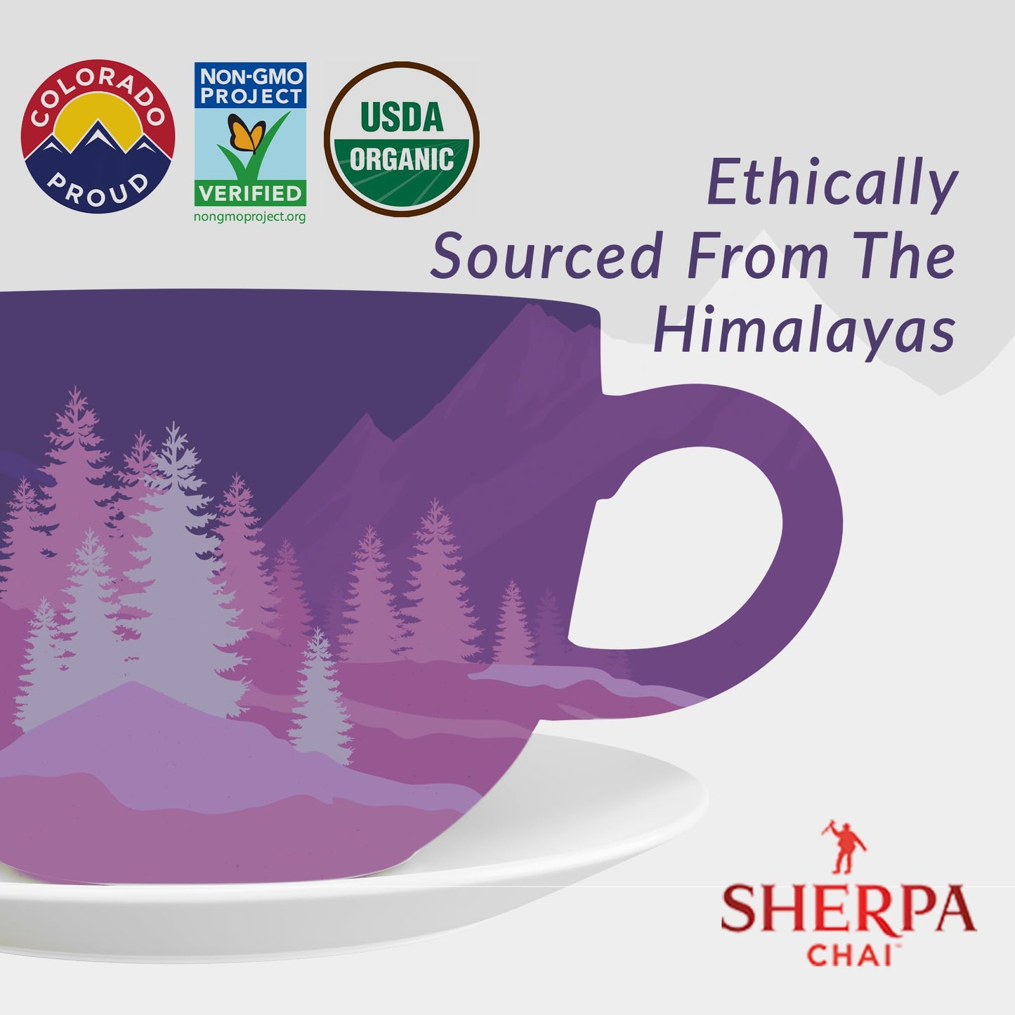 Sherpa Chai Traditional Chai Tea Concentrate - Hand Crafted Black Tea Concentrate with Traditional Non-GMO Ingredients - Authentic Chai Recipe Brewed