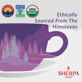 Sherpa Chai Traditional Chai Tea Concentrate - Hand Crafted Black Tea Concentrate with Traditional Non-GMO Ingredients - Authentic Chai Recipe Brewed