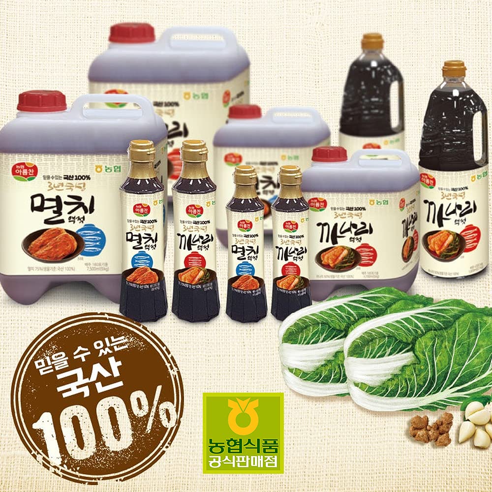 [NongHyup] Fermented Anchovy Fish Sauce, Product of Korea, All Natural, Perfect for Side Dishes, ?? ????, ???? 100% ??? (500g)