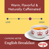 Red Rose English Breakfast, Loose Leaf Black Tea, 12 oz