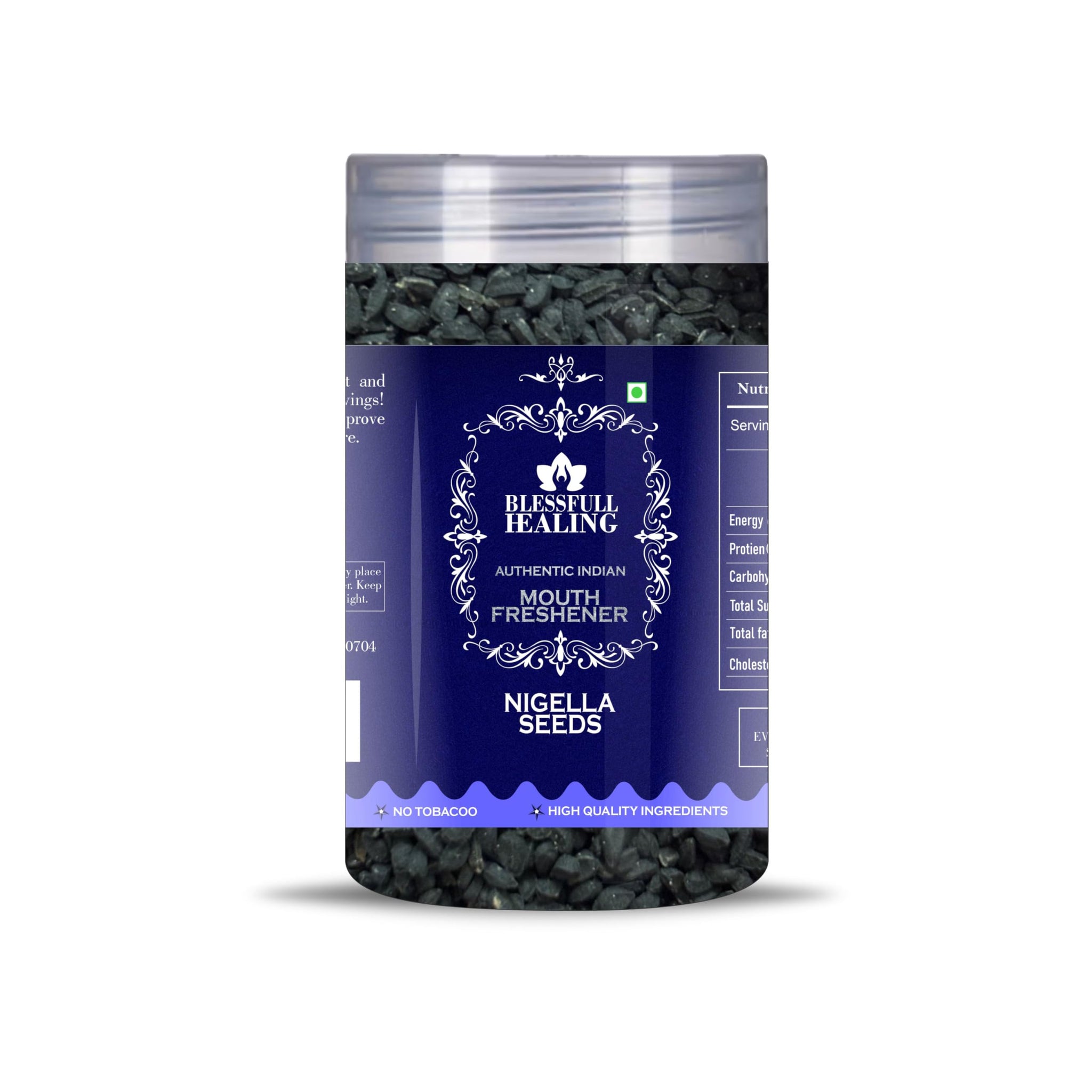 Blessfull Healing Nigella Seeds 5 Oz(Ounce) Airtight Container With Spoon