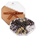 Ftaher's Day Gift Basket from Brooklyn - 7 Types of Handcrafted Gourmet Chocolates - Luxury Set of Dairy Free Kosher Artisanal Chocolates - Premium