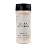 Olive & Vine Garlic Powder, Savory Flavor Profile, Seasoning for Pasta, Roasted Vegetables, Grilled Meats, With Rich Tradition, Authentic Taste