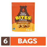 Bear Naked Granola Bites, Gluten Free, Breakfast Snacks, Peanut Butter and Honey (6 Bags)