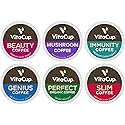 VitaCup Coffee 6 Blend Variety Sampler Pack 30ct. Vitamin & Superfood infused Single Serve Pods Compatible with K-Cup Brewers Including Keurig 2.0