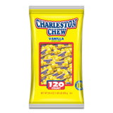 Charleston Chew Chocolate Coated Chewy Nougat Bars - Peanut Free, Gluten Free - Individually Wrapped Old Fashioned Chocolate Candy - Vanilla, .25 Oz