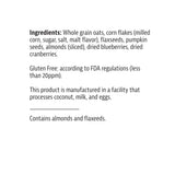 Avelina Natural Flavors Muesli - Gluten-Free Healthy Oatmeal-Based Cereal - Kosher, Non-Gmo and Gluten free - 12.7 oz (Berries & Almonds, 1-Pack)