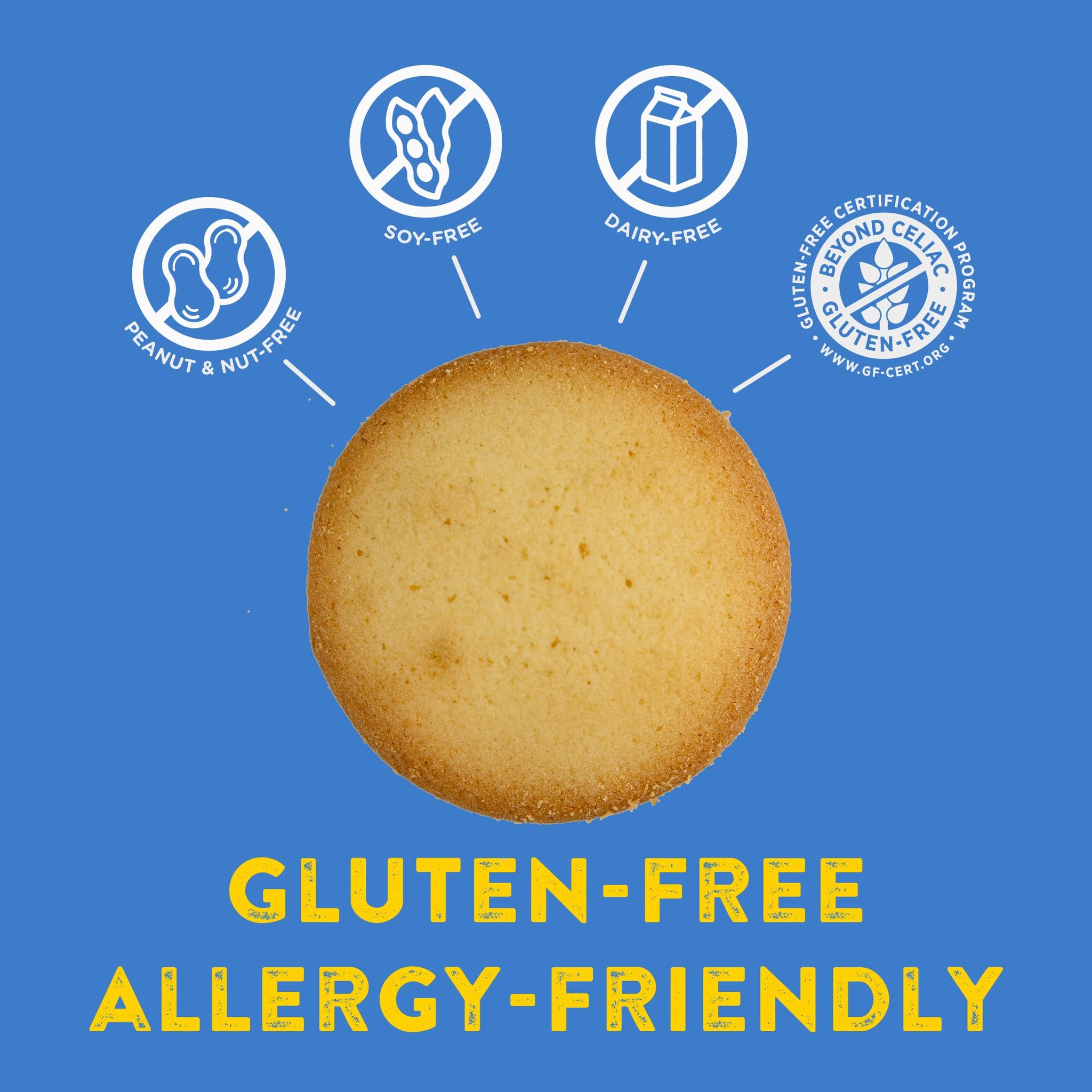 Kinnikinnick Gluten Free Vanilla Wafers, 6.3 oz Box, Allergy Friendly, Dairy Free, Kosher