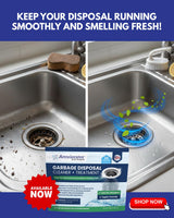 Accelerator by Dr. Pooper Garbage Disposal Cleaner and Treatment Eliminates Odors, Breaks Down Food Particles, Extends Disposal Life Non-Toxic, Septic