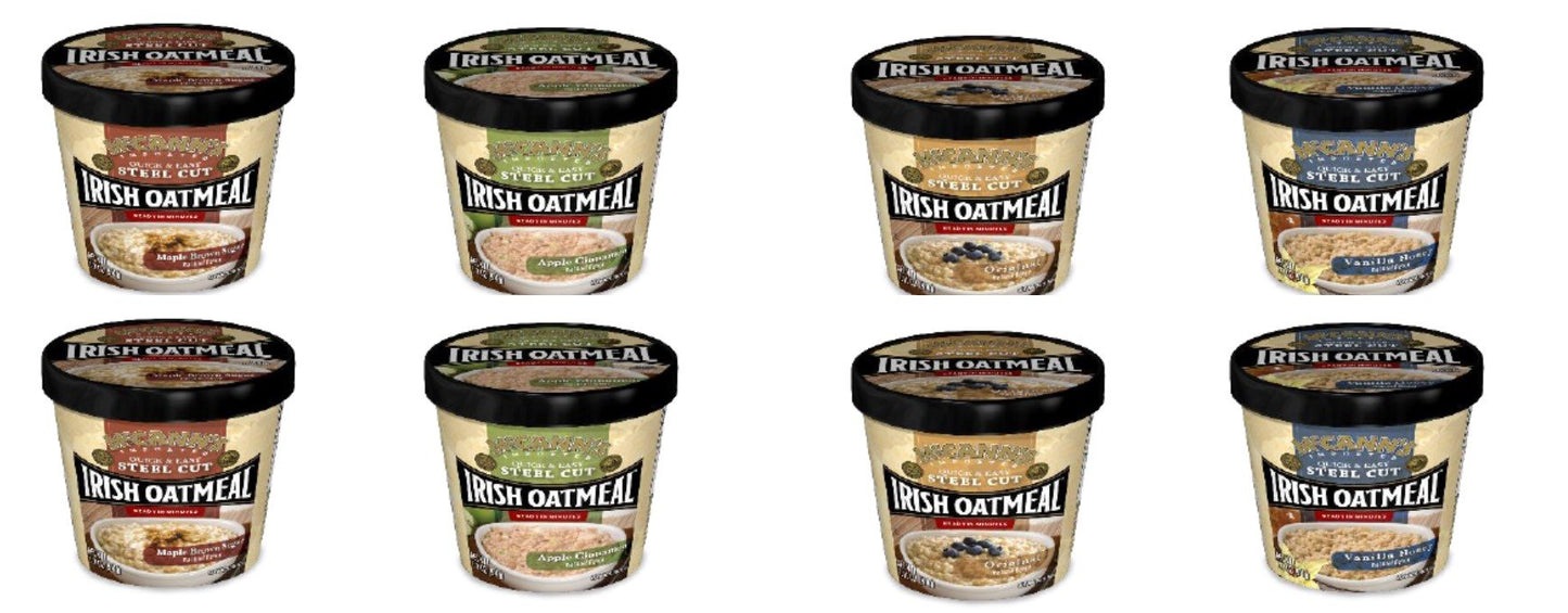 Mccann's Instant Oatmeal Cup, Variety Pack, 8 Count (Pack of 8)