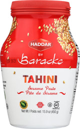 Haddar, Tahini Sesame Paste - Plain, 15.9 Ounce