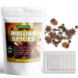 Mulling Spices in Tea Bags, 50 Count - Apple Cider, Wine, Tea, Mulled Wine