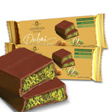 Leonessa Dubai Chocolate Bar Pistachio Kit - Premium Dubai Chocolate Bar with Pistachio - Rich Flavor & Creamy Texture - 3.5 Oz Pack of 2
