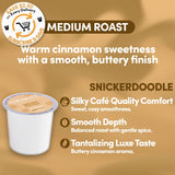 Sarasota K-Cup Coffee Pods | Medium Roast Flavored Coffee | Snickerdoodle Sugar Cookie | Single Serve for Keurig Brewers | Gourmet, Low Acid, Mold