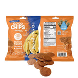 Baked Sweet Plantain Crisps by GOOD CHIPS! Crispy, Crunchy, Oil-Free, Healthy Maduritos - 0.7 oz bags - Pack of 12