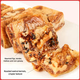 Fig and Walnut Bars, Fig Black Sesame Pie 158g, Fichi and Walnut Bites, Added Black Sesame Seeds, Nut Snack,Individually Packaged & Portable Dessert