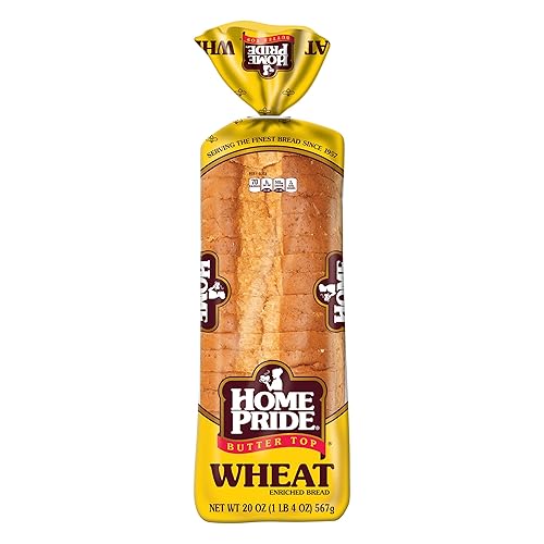 Home Pride Butter Top Enriched Wheat Bread, Sliced Sandwich Bread, 20 oz Loaf