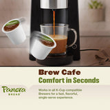 Panera Bread Dark Roast Coffee Pods, 100% Arabica Keurig Compatible, Bold & Smooth Dark Chocolate Finish, Kosher Certified, Recyclable Single Serve