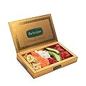 Mixed Dried Fruit Assortment - Mango, Banana, Cherry, Coconut, Pomelo & Strawberry, Premium Dried Fruit Snack, Gourmet Fruit Mix Gift Box, 17.6 oz