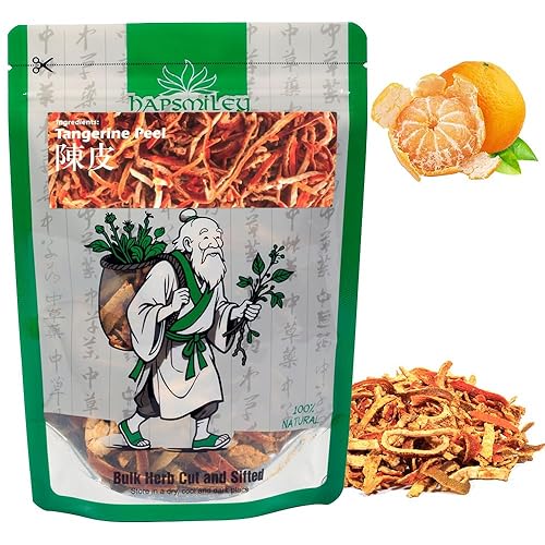 Hapsmiley Dried Tangerine Peel Tea (Dried Mandarin Orange Peel/Chen pi/??/?? ?/??? ?) Dried Bulk Herbs 100g (3.5 Oz)