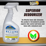 Instant Power Stain and Odor Remover - Carpet Stain Remover Spray, Safe for Pets, Cleaning Sprays and Supplies, Lavender-Mint Scent - 32 Fl Oz