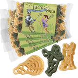 Pastabilities Fun Shaped Pasta for Kids - Lacrosse Pasta - Players and Equipment Sport Theme, Non-GMO Natural Wheat Pasta, All-Natural, Kosher