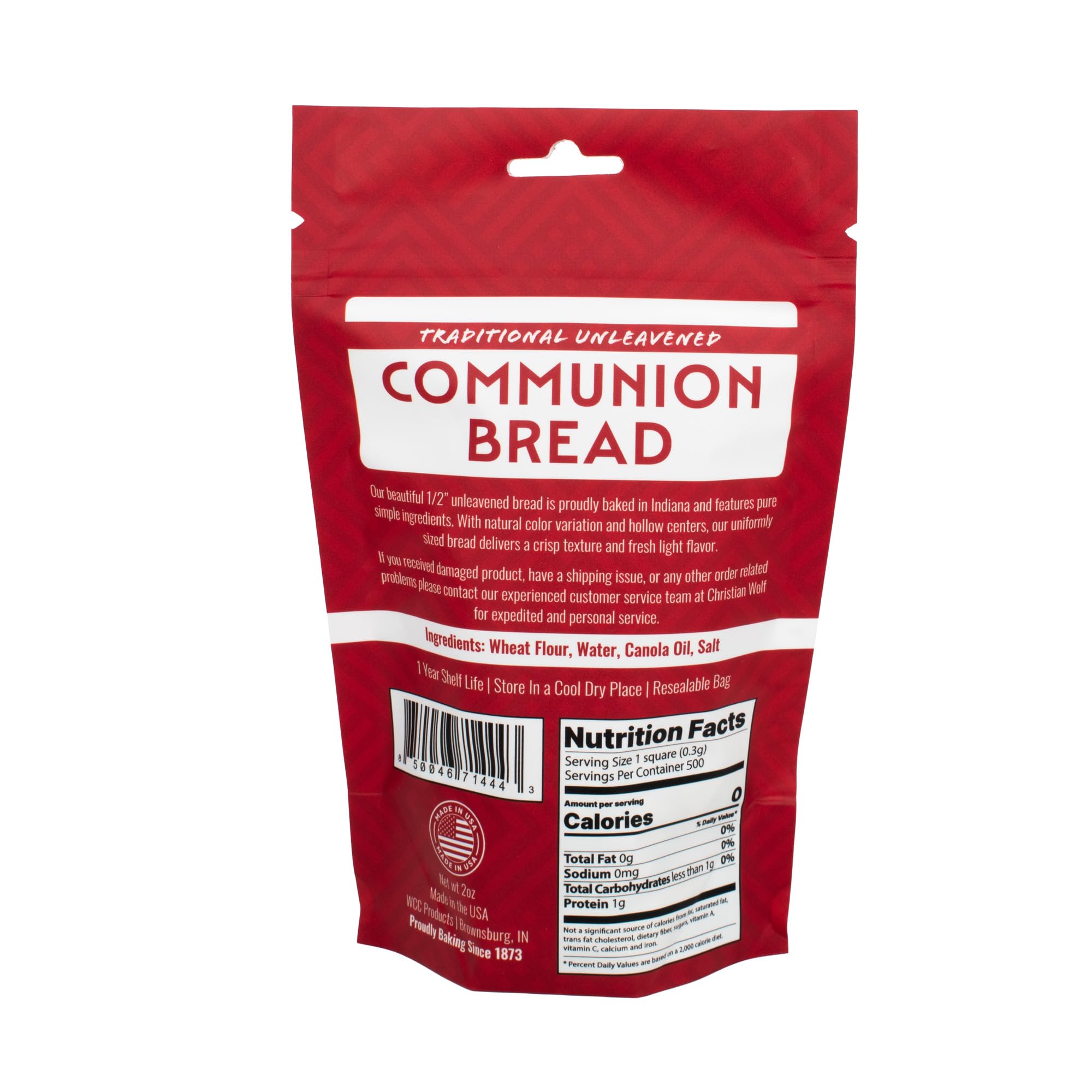 Unleavened Bread for Communion (500 pieces)