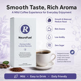 Restural Neurofuel Coffee, with Botanical Ingredients, Lion Mane, Reishi Extract, Mushroom, Smooth & Balanced Medium Roast, Energy Boost, Immune