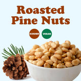 Food to Live Dry Roasted Pine Nuts, 8 Ounces- Naturally Tasty and Crunchy, Nutritious and Delicious, Perfect for Cooking, Baking and Snacking, Vegan